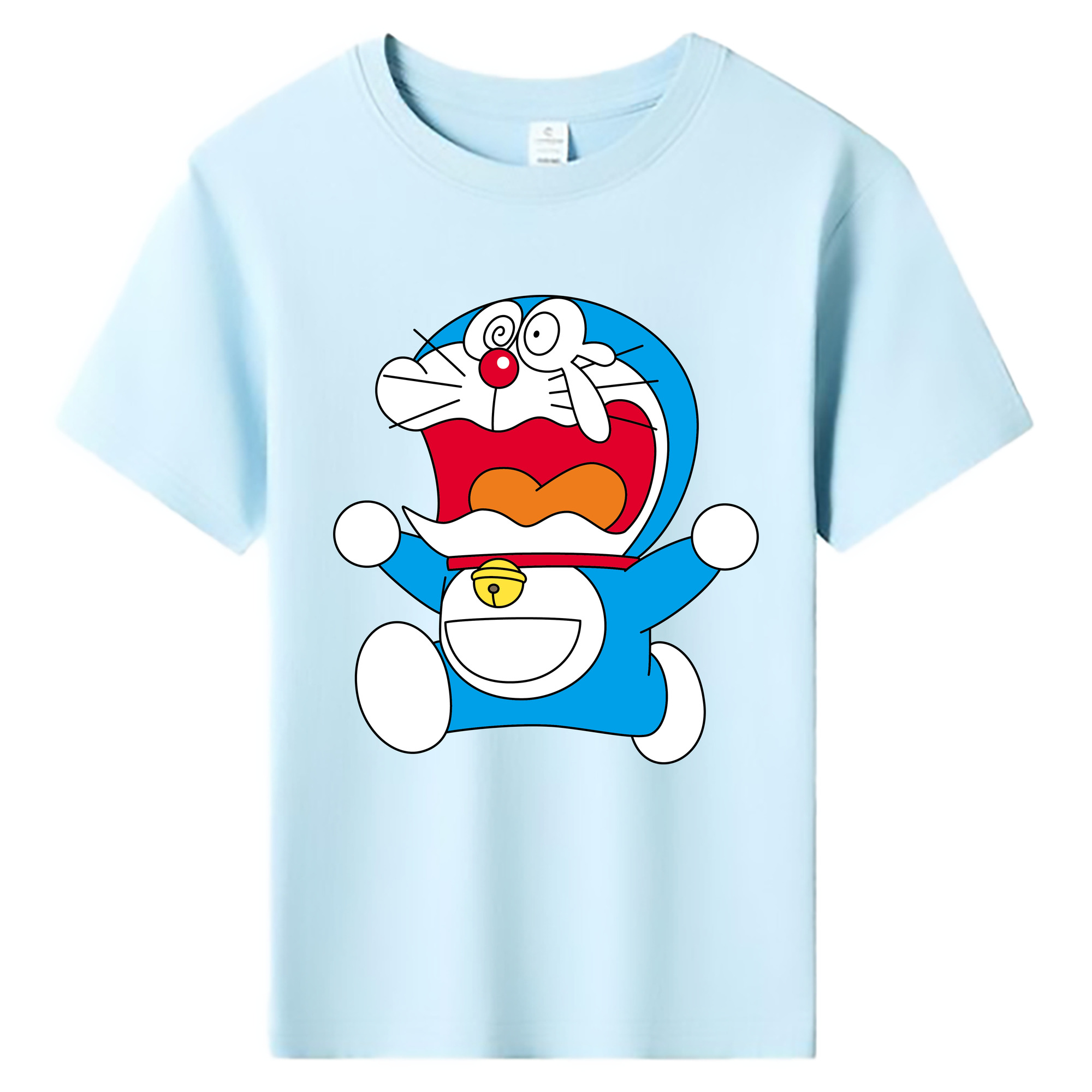 （画像用） ドラえもん Doraemon 綿100％キッズTシャツ（フロントプリント）